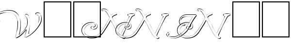 Wrenn Initials font preview